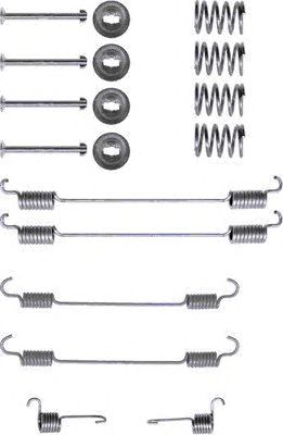 HELLA PAGID 8dz355200381 -  Комплектующие, тормозная колодка